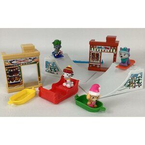 Paw Patrol Arctic Winter Snow Rescue Holiday Christmas Playset Pups Figure Lot